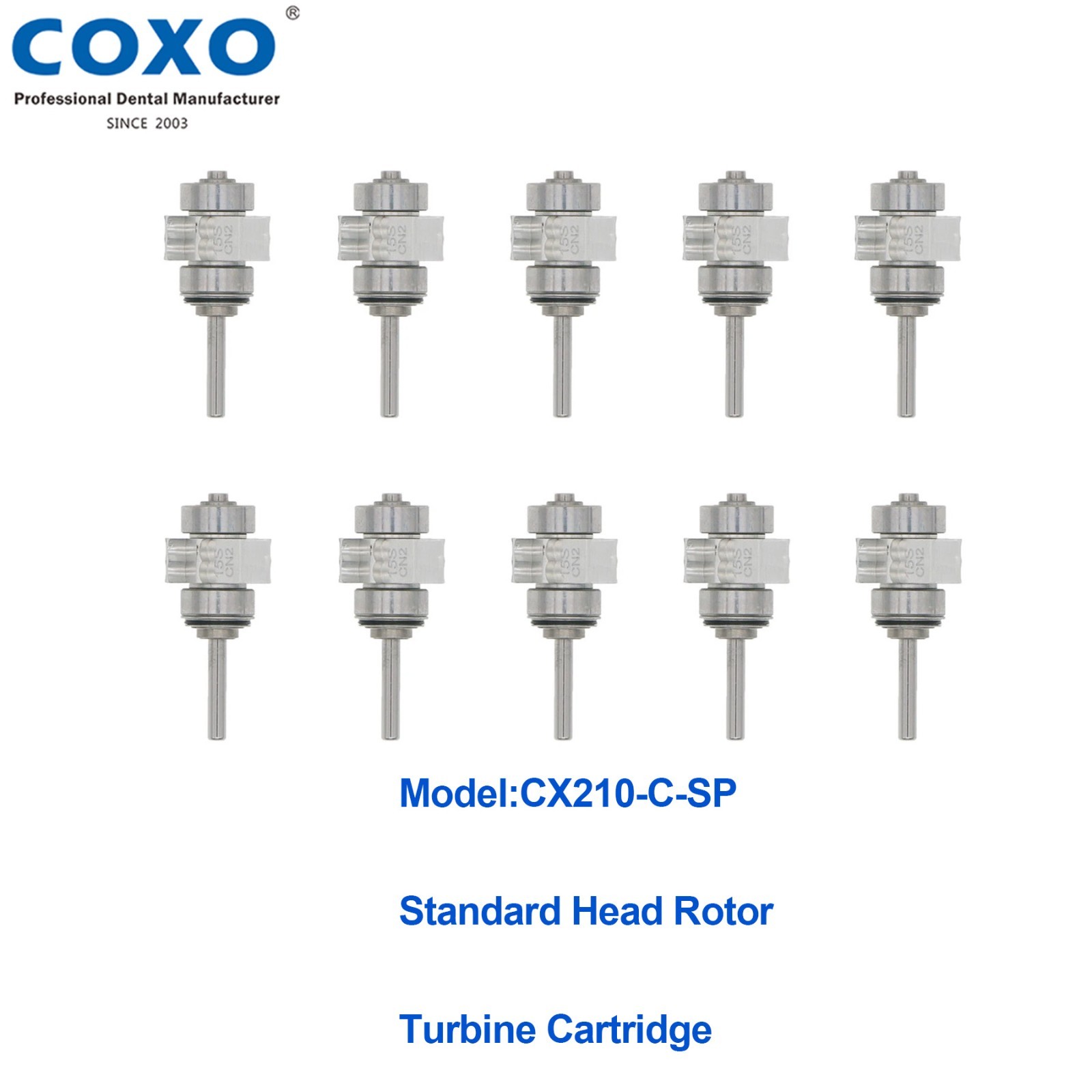 COXO Dental H16-KSPQ High Speed LED Air Turbine Handpiece KaVo MULTIflex 6 Holes