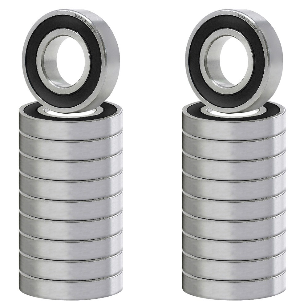 6203-2RS Ball Bearing 17x40x12mm 6203 2RS Rubber Sealed (Qty 20)