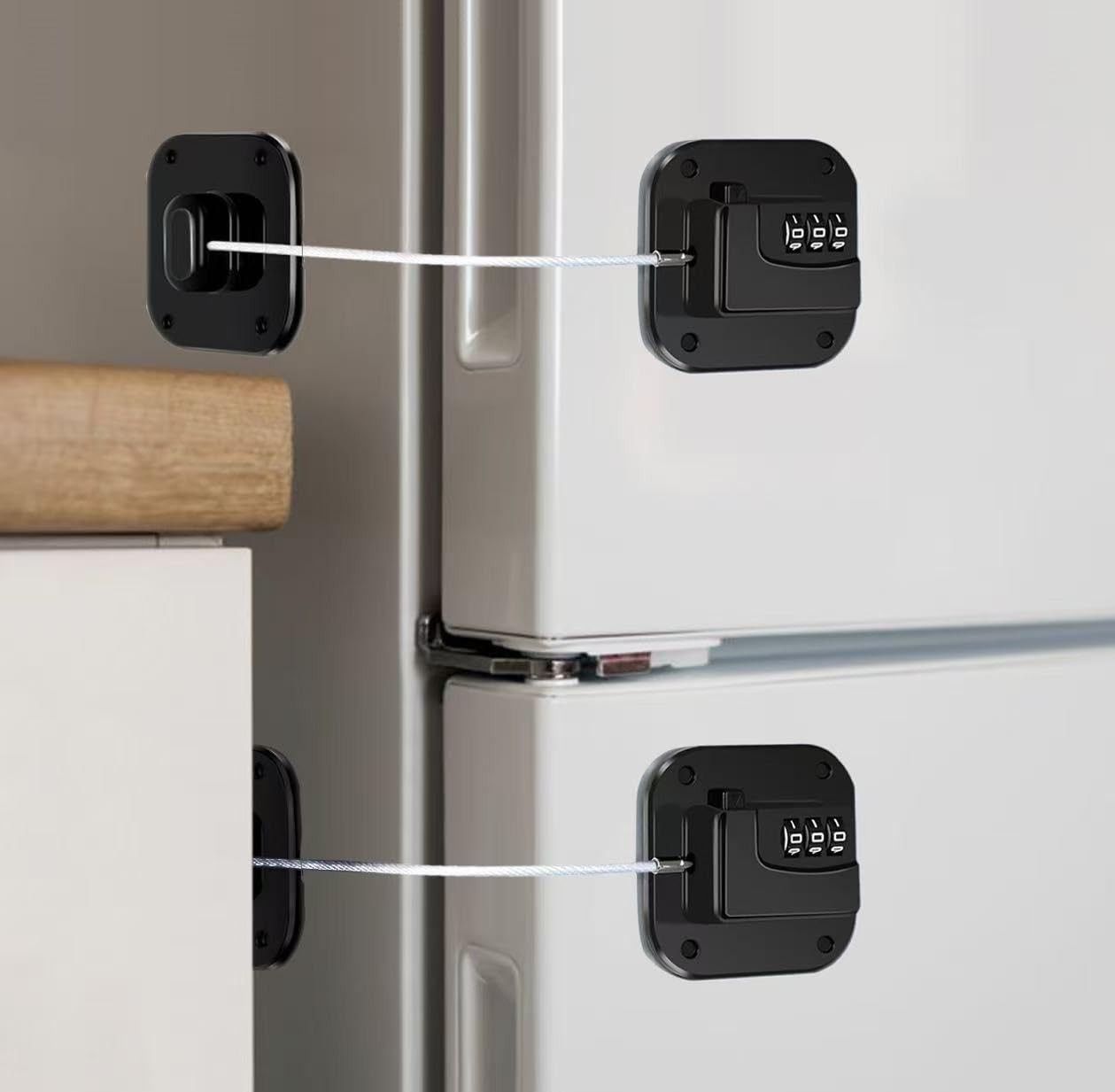 Fridge Lock Refrigerator Freezer Childproof Locks for Cabinets and Drawers Ea…