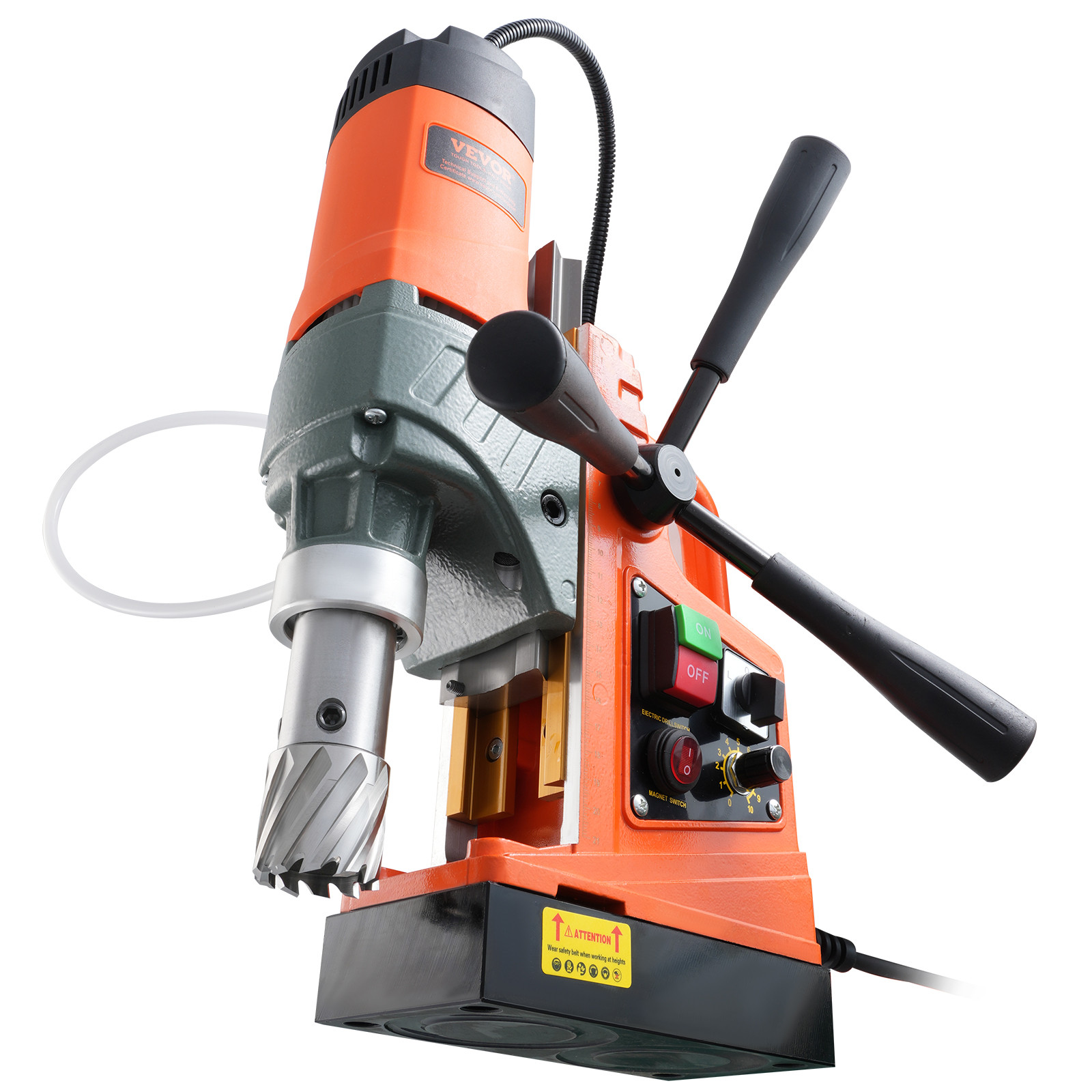 Magnetic Drill 1450W 2810 lbf Portable Mag Drill Press 1.6 in Boring Diameter