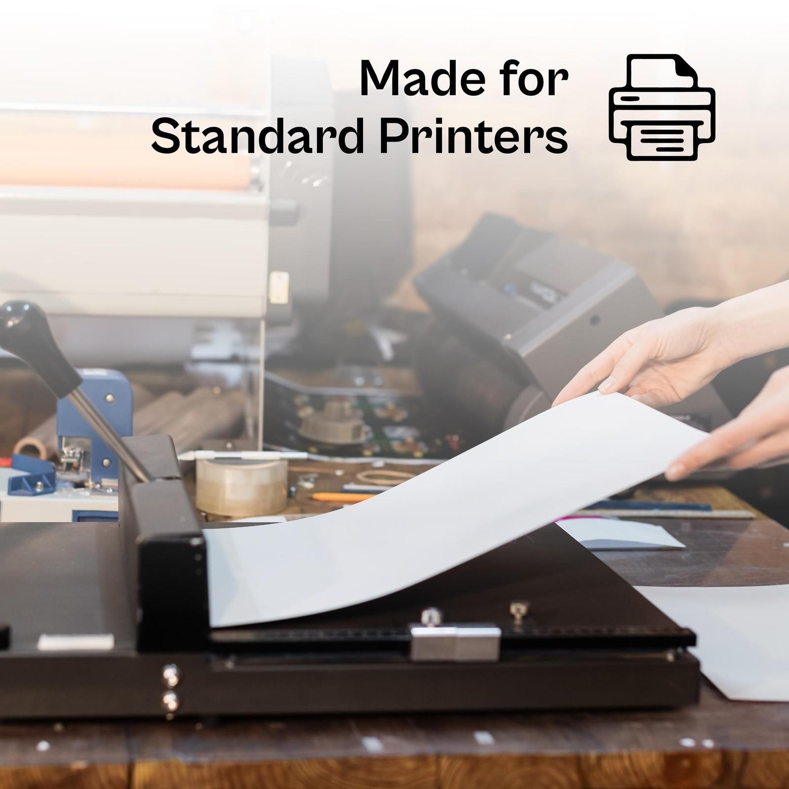 8.5″ x 5.5″ Address Mailing White Label Sheets – 2000 Sheets/2 Labels Per Sheet