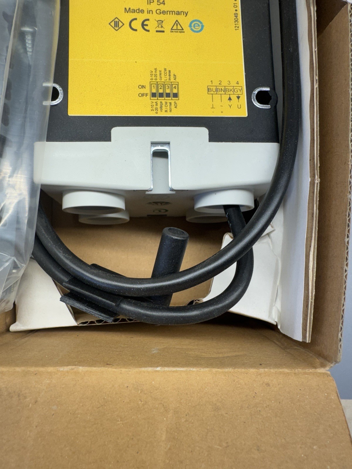 SAUTER 362C-024-60J/C1/2RE25/FSA, 60Nm, 24V, 13.5W, 16.5VA, IP54 (NEW IN BOX)