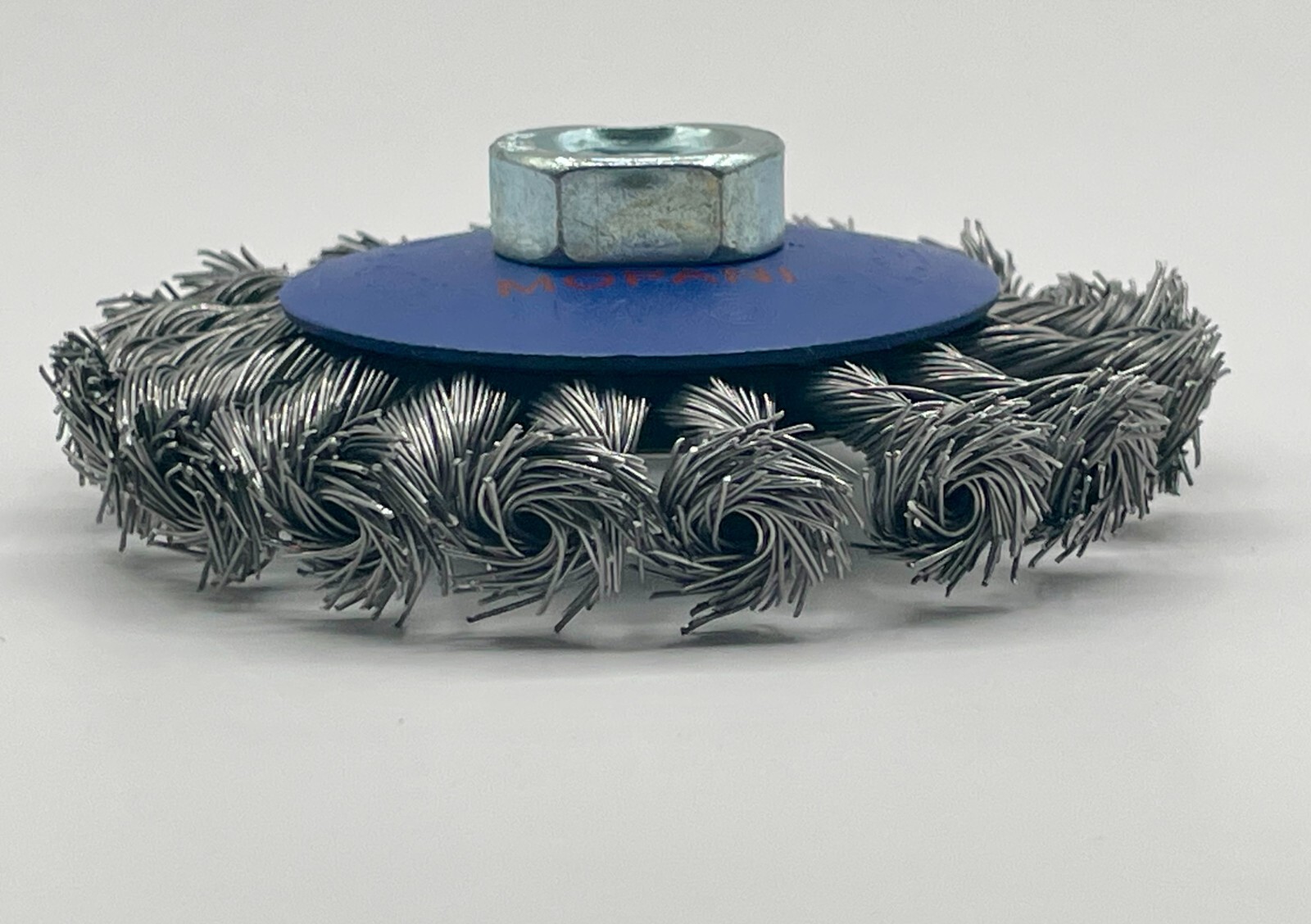 12-Pcs Wheel Wire Brush 4-Inch (4″ Twisted/Knotted) 5/8″-11 UNC Angle Grinder