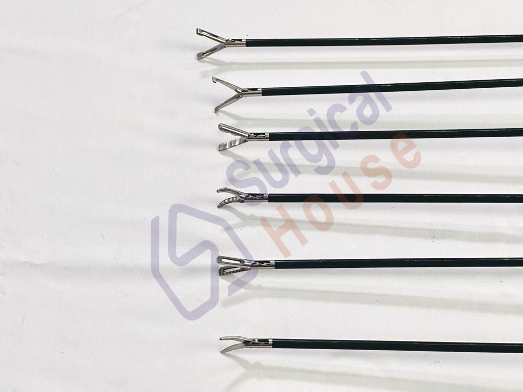 Laparoscopy GrasperSet Of 6 Laparoscopic Surgical Instruments 5mmx330mm New Set.