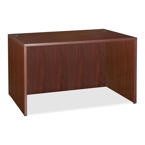 Lorell LLR69375 Essentials Desk 47.3″x23.6″ Mahogany