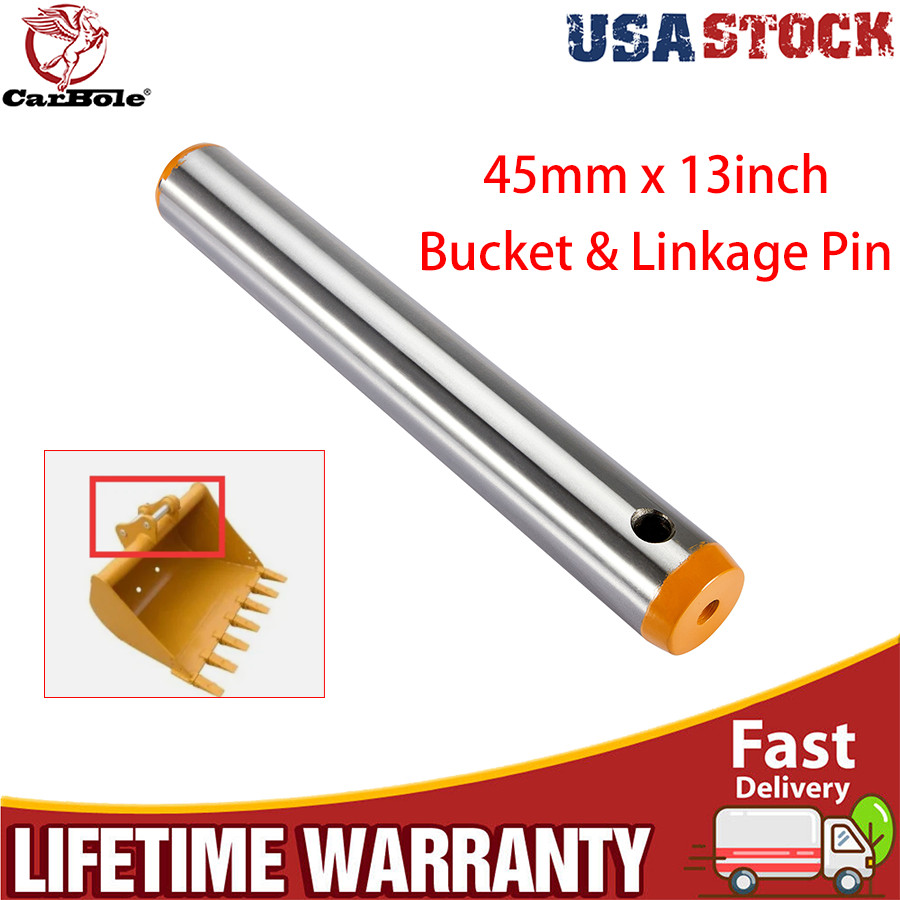 New 45mm x 330mm Excavator Universal Bucket Pin 13” For CAT Deere Komatsu