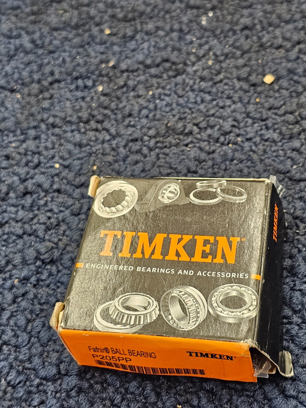 (QTY 3) Timken Fafnir P205PP 25mm X 52mm X 15mm Sealed Bearing