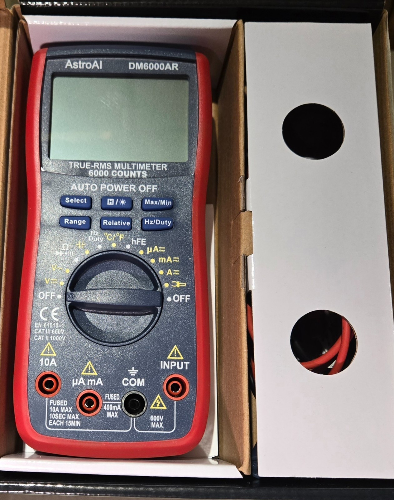 AstroAI Digital Multimeter TRMS 6000 Counts Voltmeter Ohmmeter – BRAND NEW