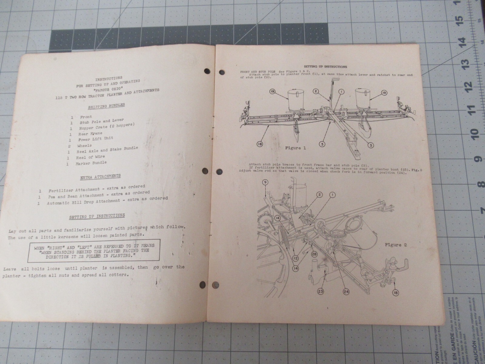 Ohio Co-op Black Hawk No. 115T Tractor Planter Manual