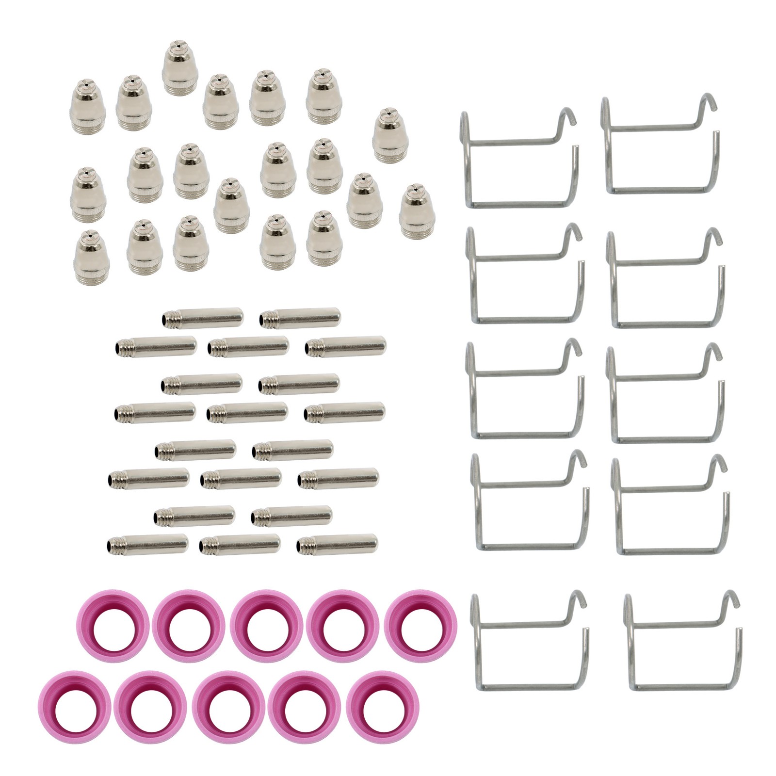 60 Pcs Plasma Cutter Torch Consumables Kit for SG-55, AG-60, WSD-60 CUT50