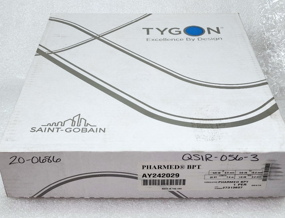 Tygon AY242029 PharMed BPT Biocompatible Tubing ⅜”IN X ⅝” X 1/8″ (25Feet)