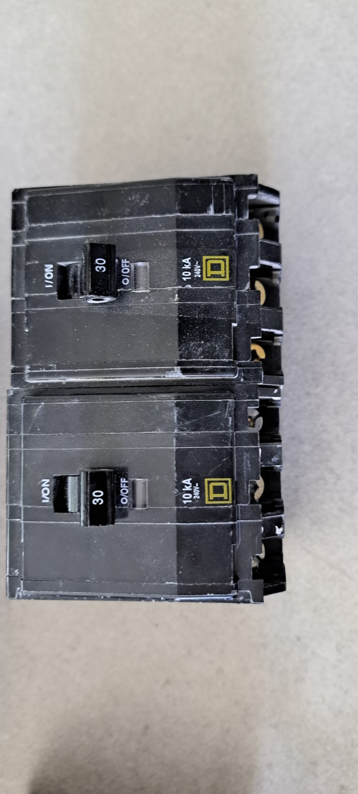 Square D QO breakers: QO2175SB, QO120CP, QO115CP, QO250CP, QO240CP, QO230CP, +