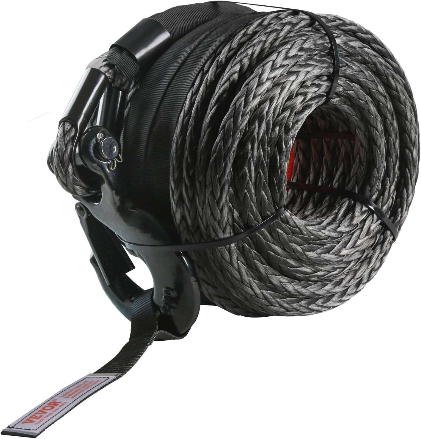 Synthetic Winch Rope, 1/2 Inch X 92 Feet 32,000 Lbs Synthetic Winch Line Cable R