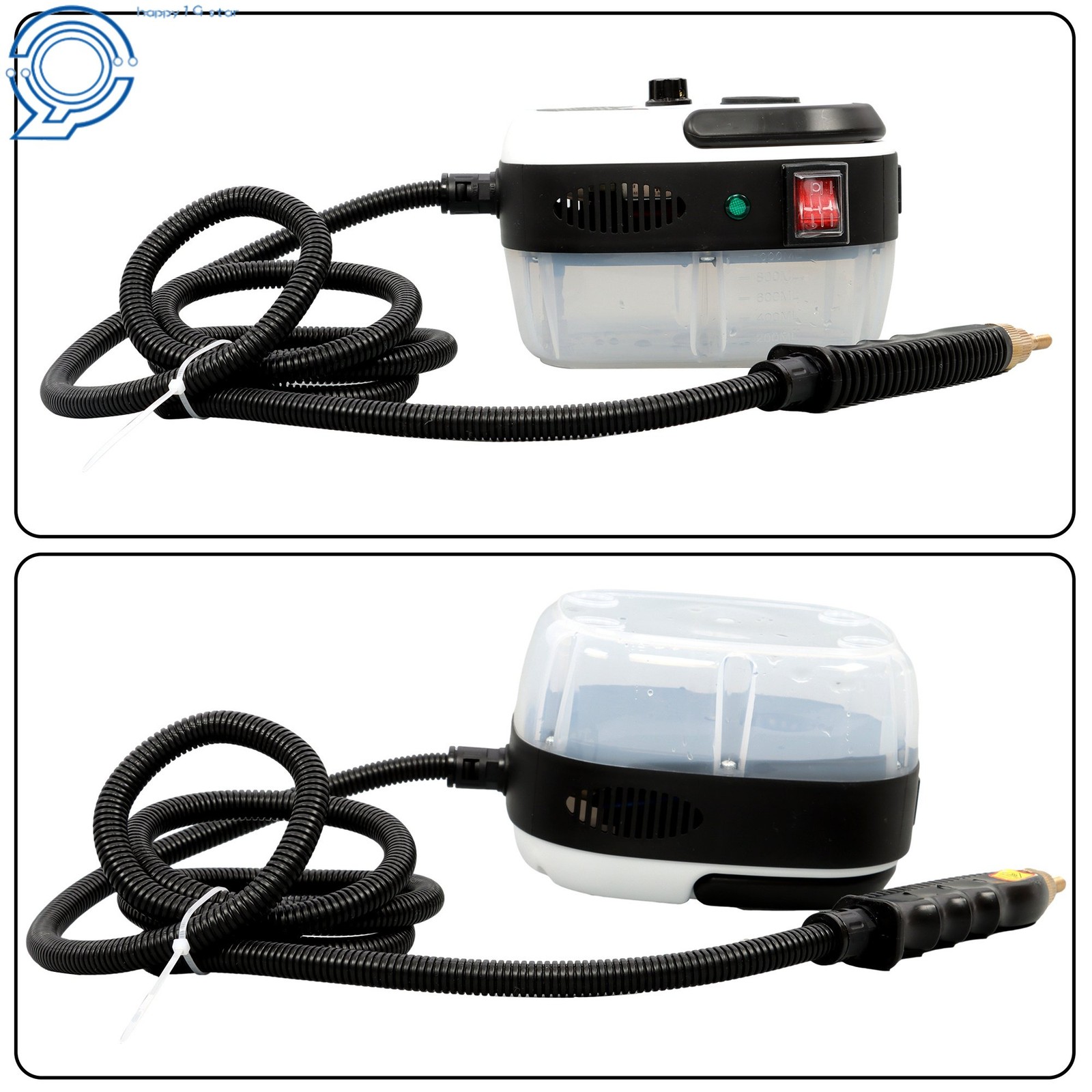 Steam Mop & Cleaner 2500W for Hardwood Floors & Auto Detailing Accessories