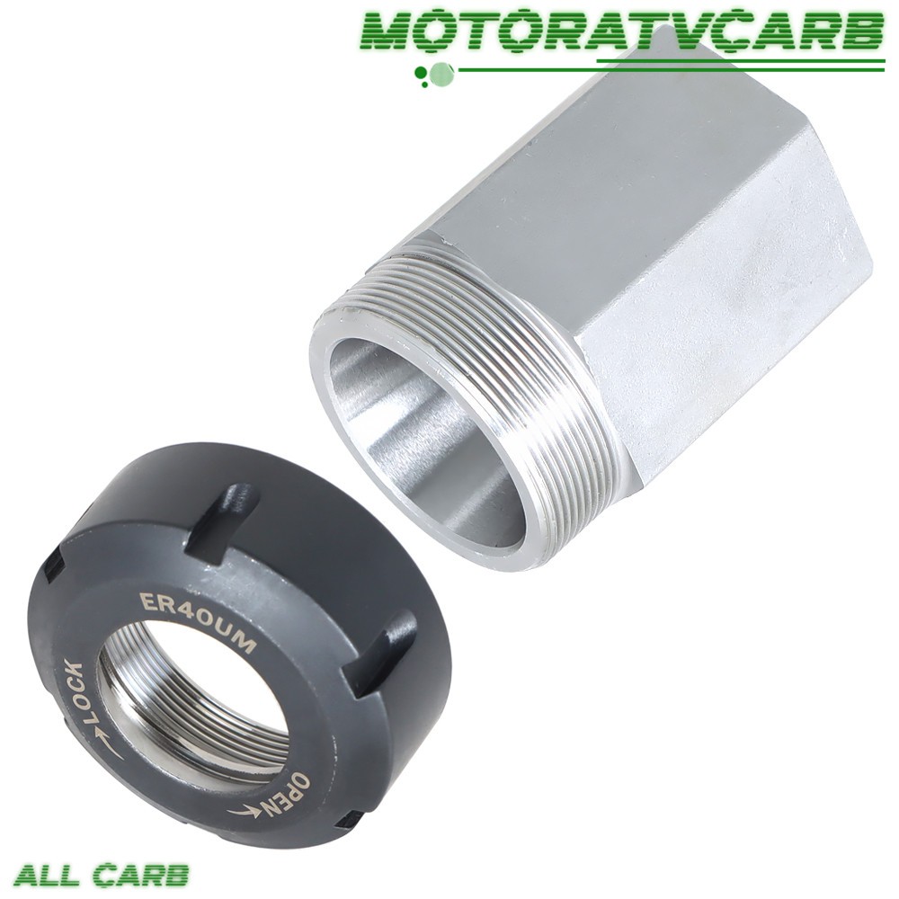 ALL-CARB ER-40 Hex Collet Block Chuck Holder for CNC Lathe Engraving Machine