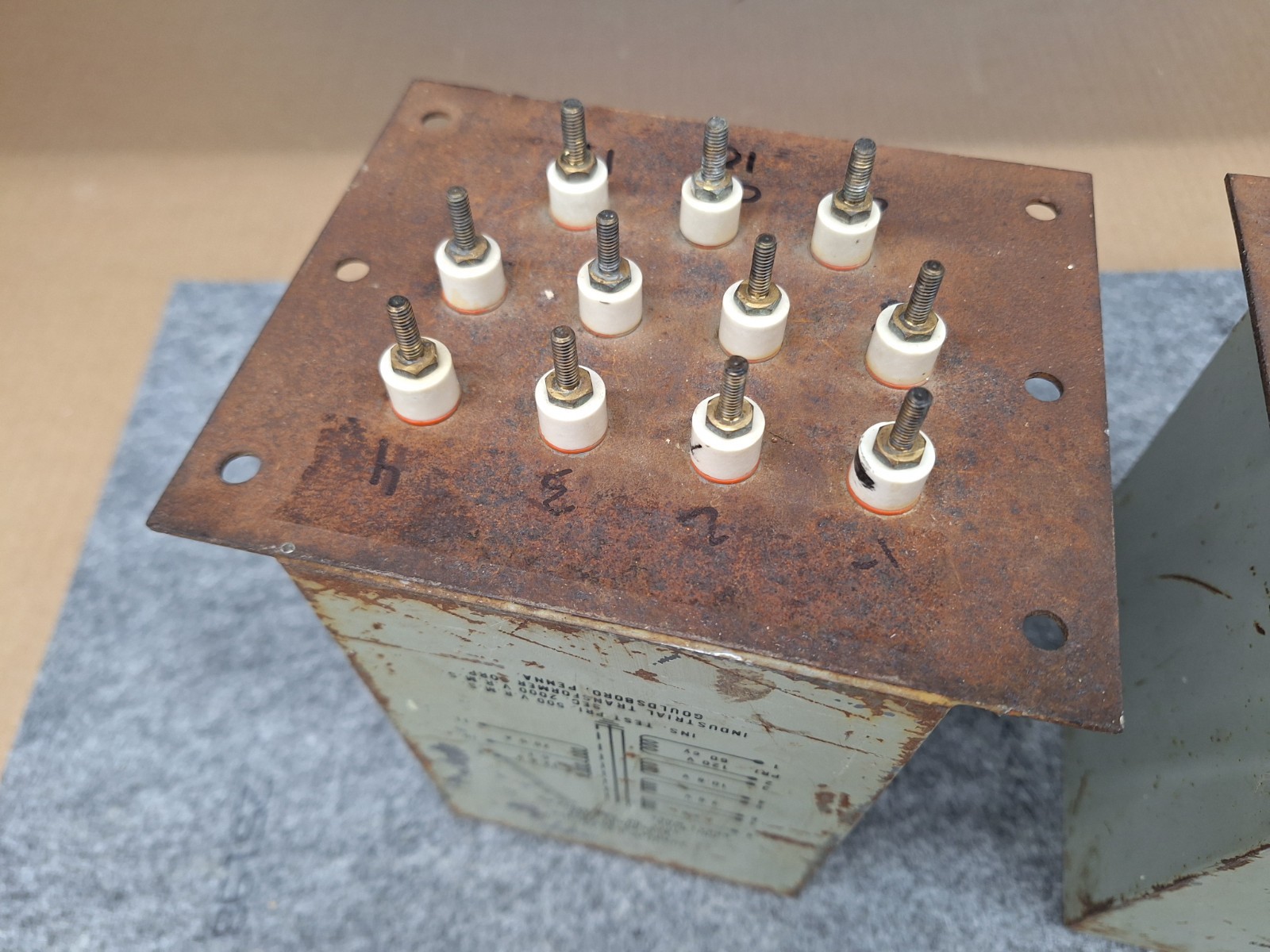 Large filament transformer 12.8 VCT 20A w buck boost windings