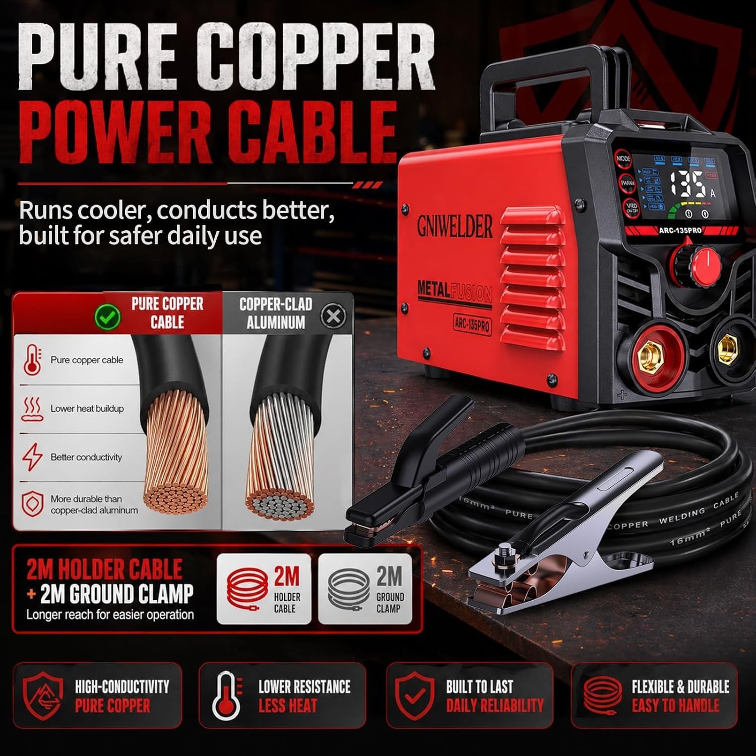 110V Portable Stick Welder ARC Inverter Welding Machine IGBT MMA Welder DIY