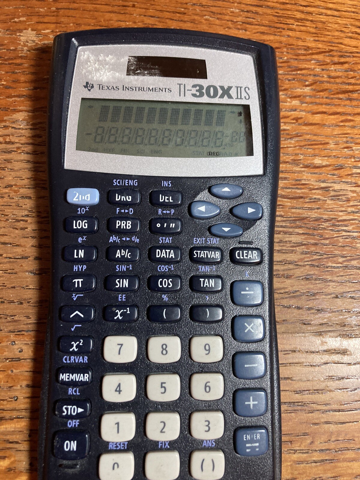 Texas Instruments Ti-30XIIS Calculator Black W Blue Cover