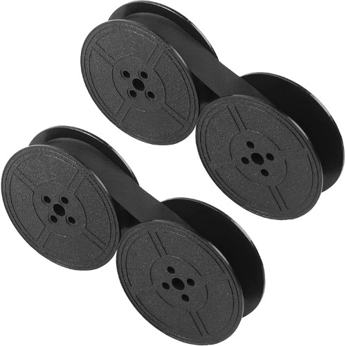 Universal Typewriter Ribbon Twin Spool Replacement Pack – Black Ink (2 Pcs)