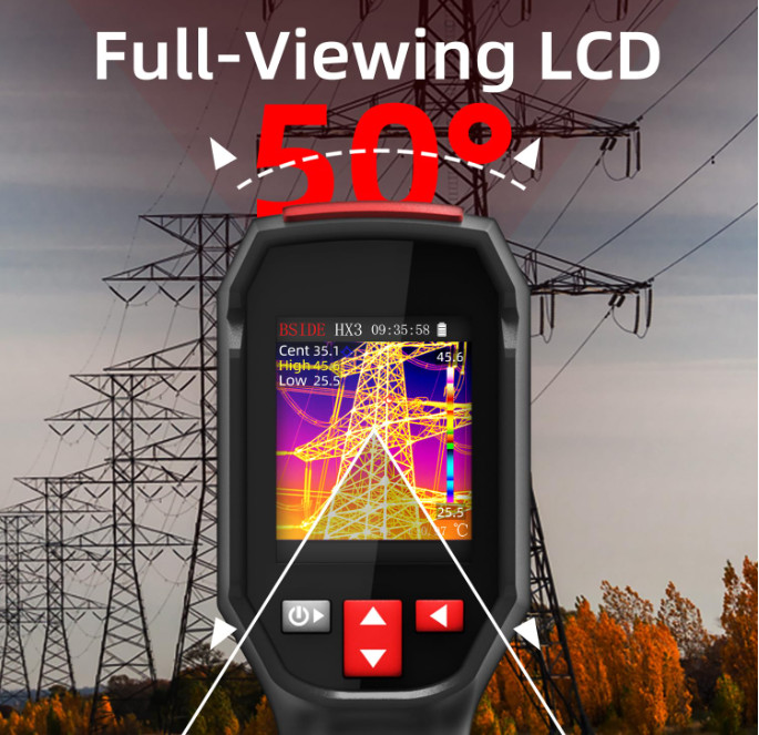 Thermal Imaging Camera 240×240 IR Handheld for HVAC Home Inspection -4°F-1022°F