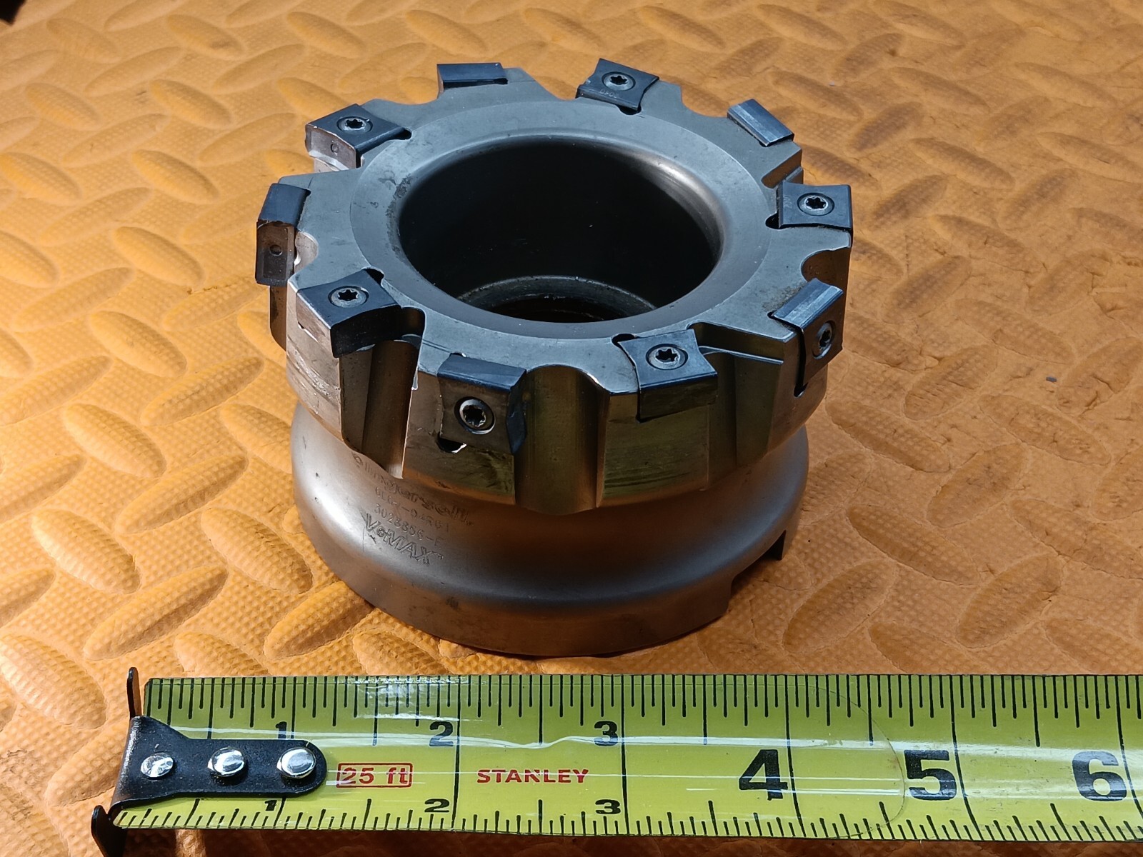 Ingersoll VMAX 4″ D. Indexable Face Shell Mill 6L6V-04R01 NNE324R107 Inserts 4.0