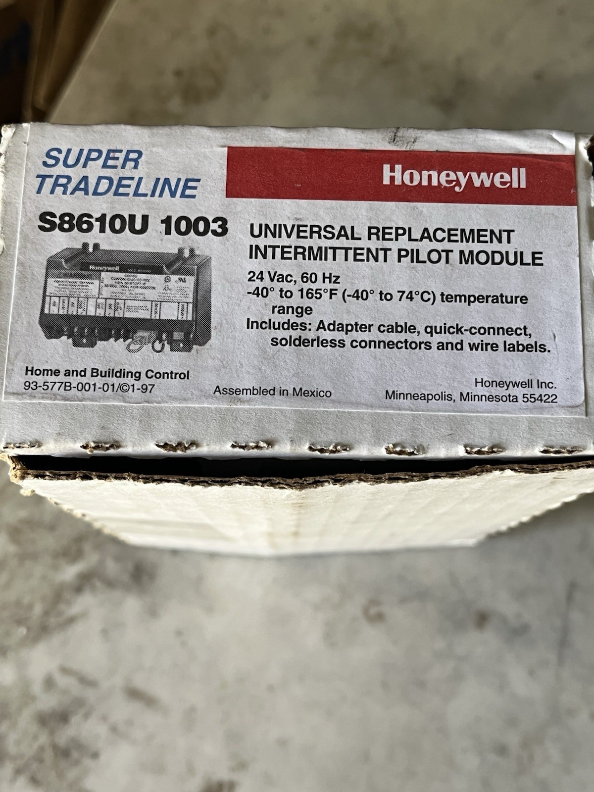 Genuine Honeywell S8610U 1003 Universal Replacement Intermittent Pilot Module