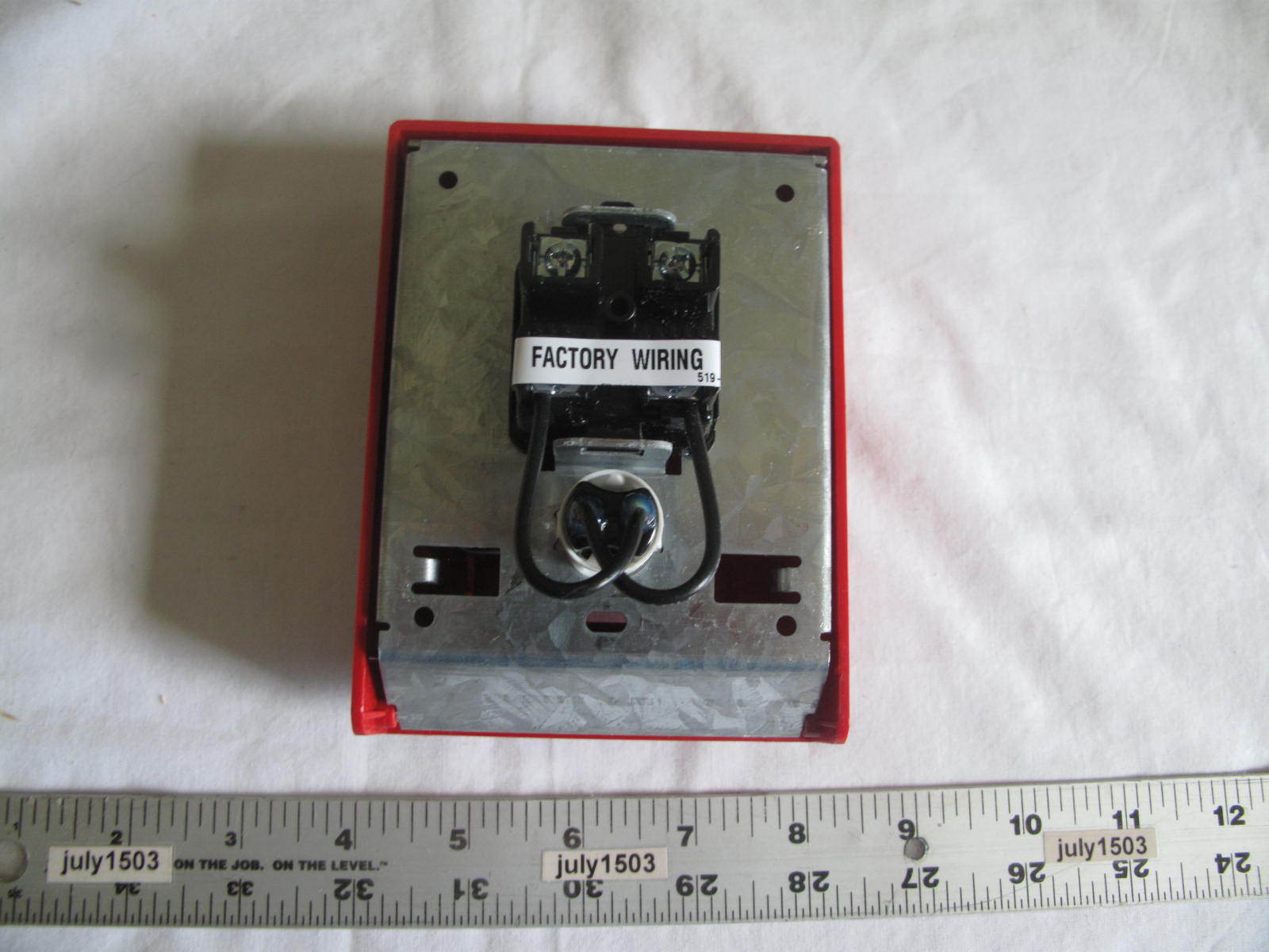 (1) NEW Simplex 4099-9002 Addressable Fire Alarm Pull Station Assembly
