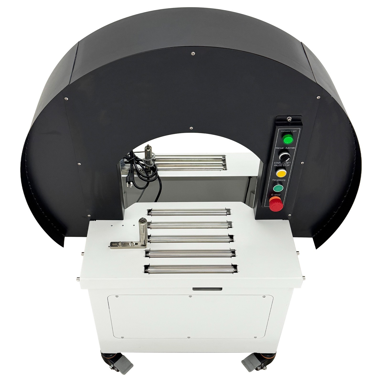 Heavy-Duty 110V Semi-auto Wrapping Machine 350W Semi-automatic Stretch Film Wrap