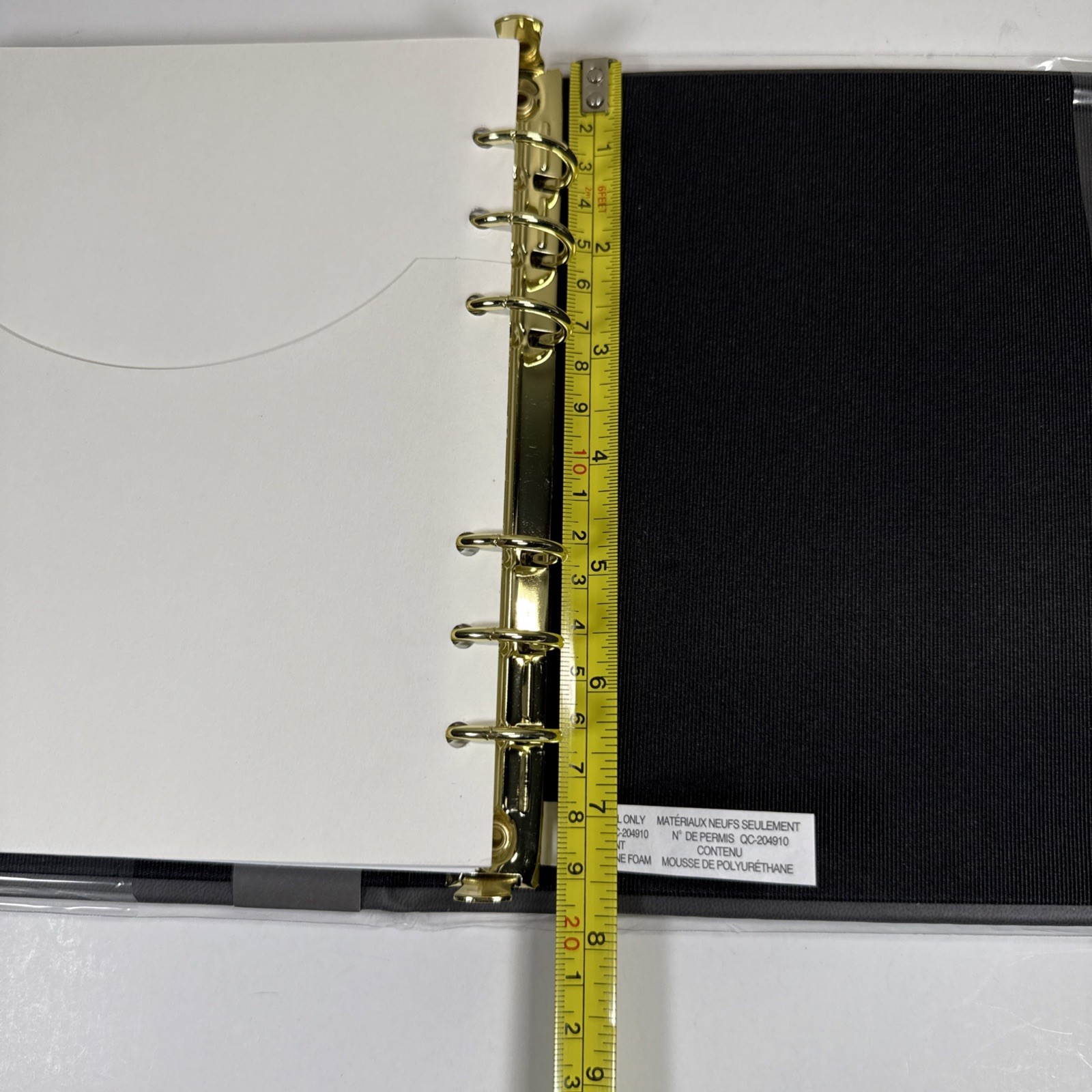 Hallmark Classic Address Book Simulated Leather Ringbound Alpha Tabs NOS
