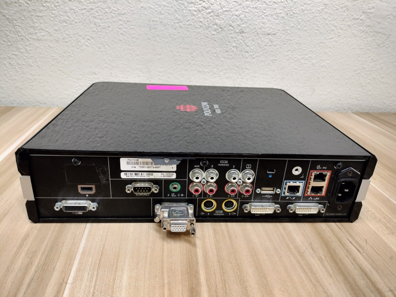 Polycom HDX 7000 HD NTSC Video Conferencing Unit (2201-26773-001)*READ DESC*