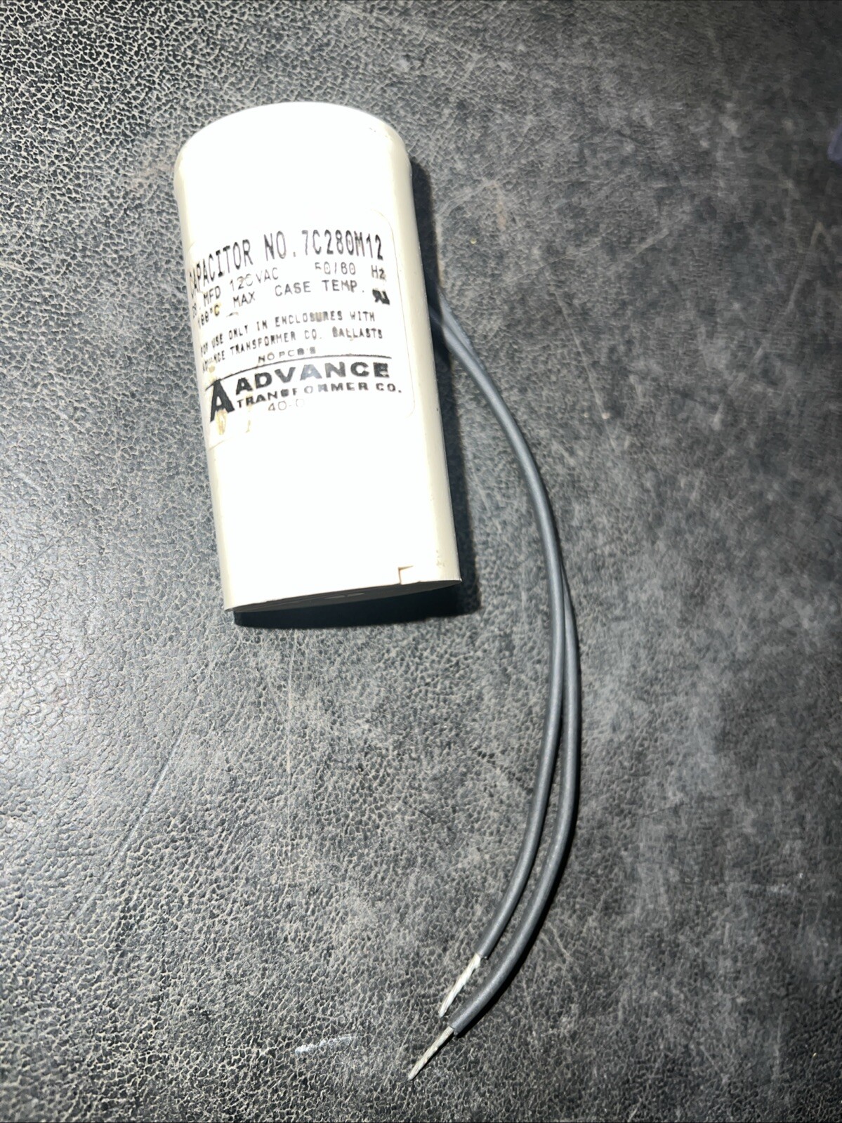 Advance 7C280M12 Capacitor 28MFD 120VAC 50/60HZ