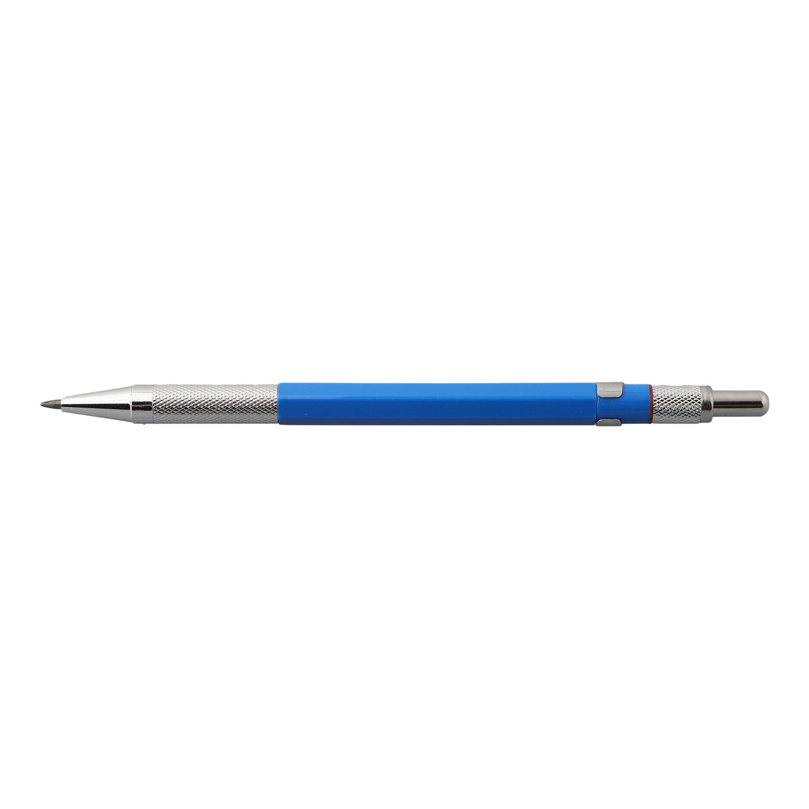 .Silver Streak Welders Pencil With 12 Pcs Round Silver Refills, Metal Marker.