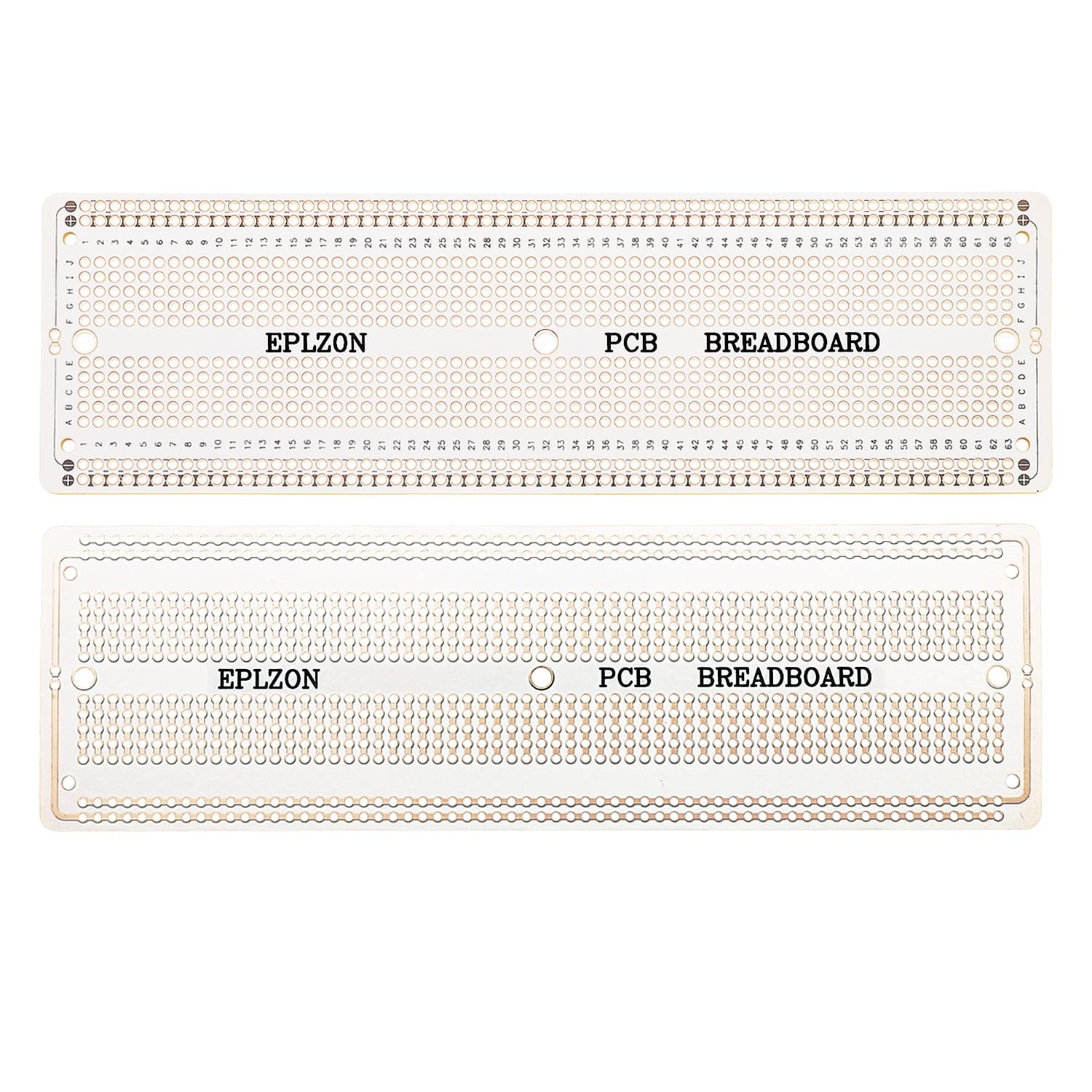 Solderable Breadboard Prototype PCB Board Kit 6.8×2.05 Inch White Color: White