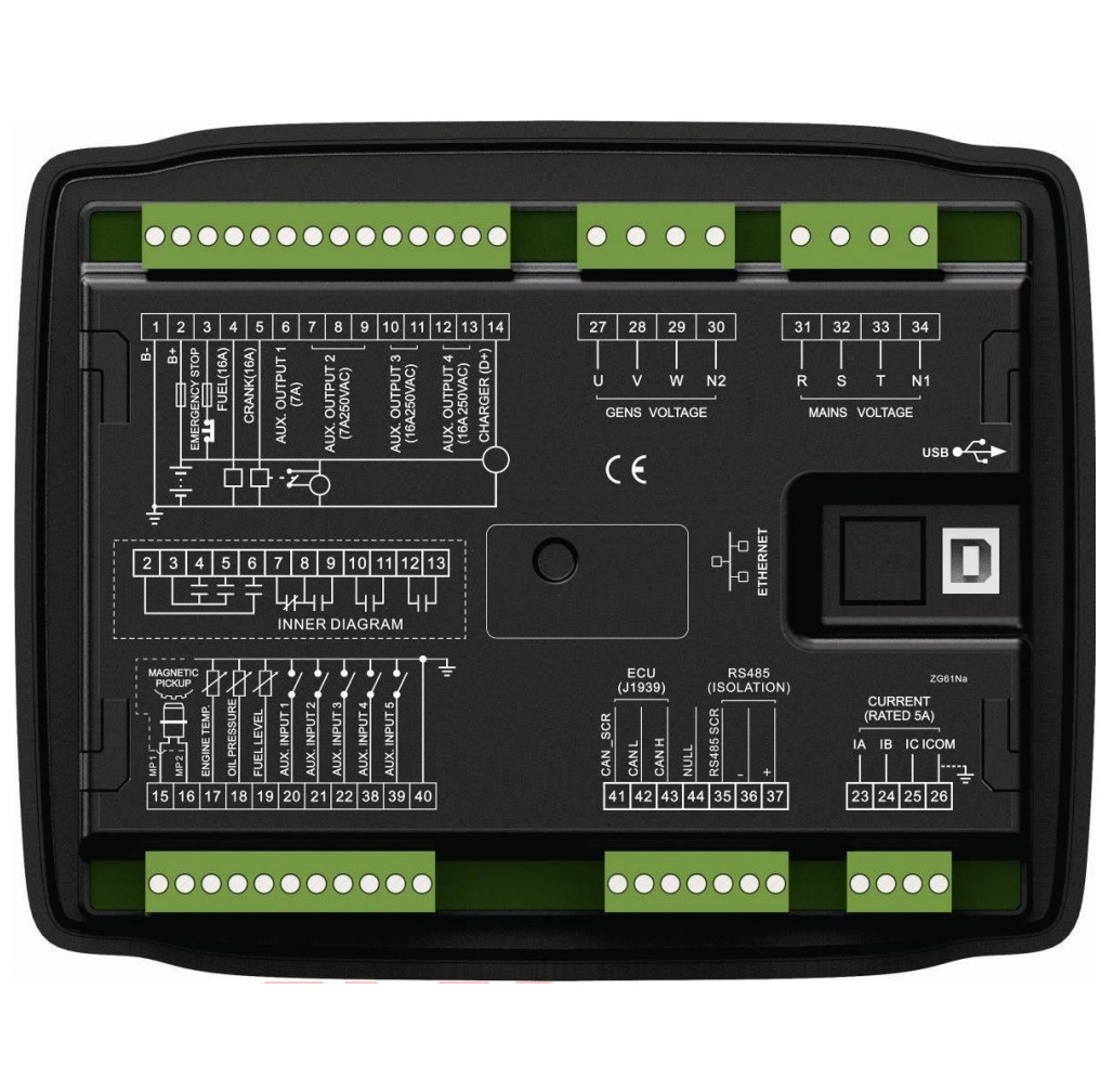 Smartgen HGM6120NC Genset Controller Automatic Start Module with RS485