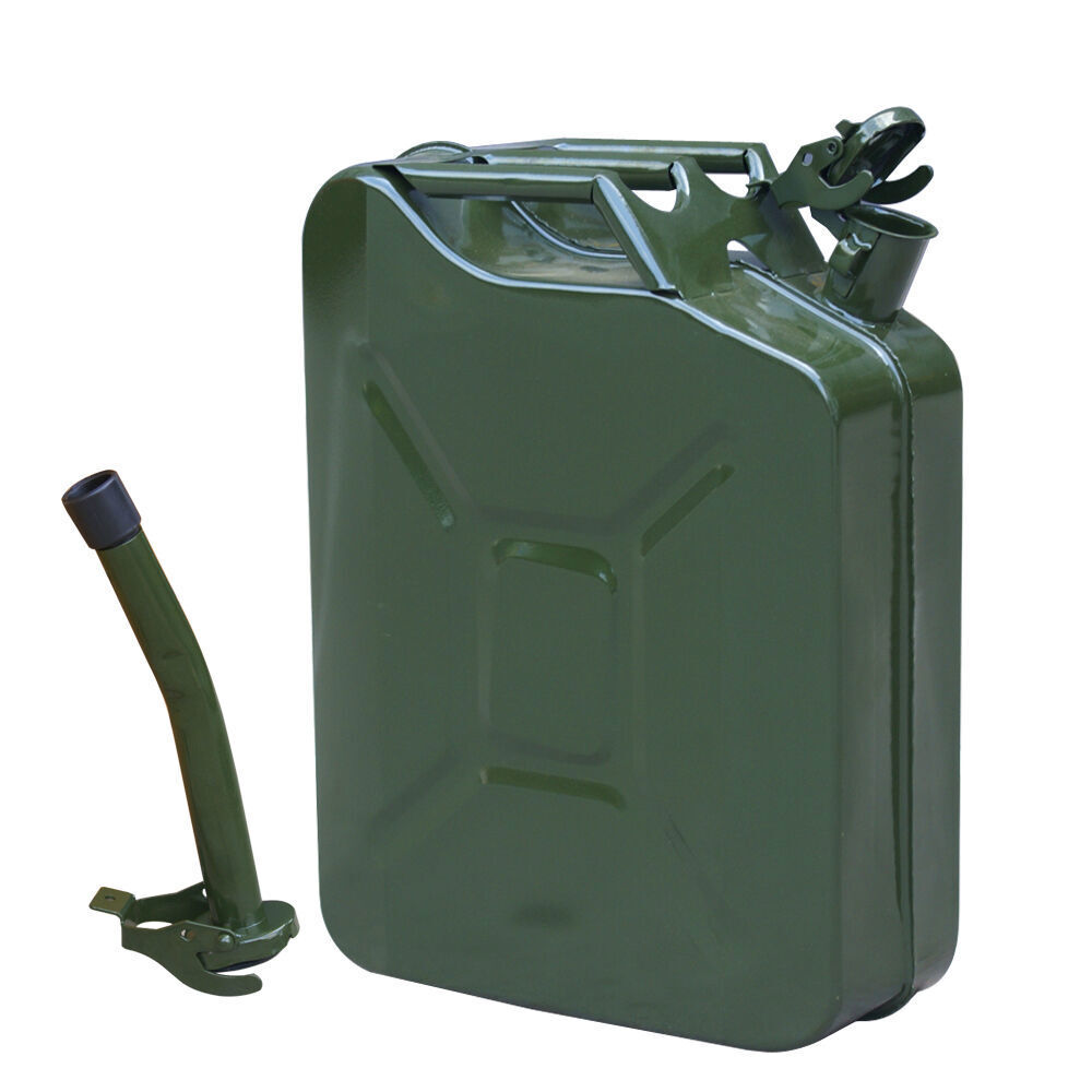 5 gallon 20L Jerry Can Metal Steel Tank Emergency Backup Army Military