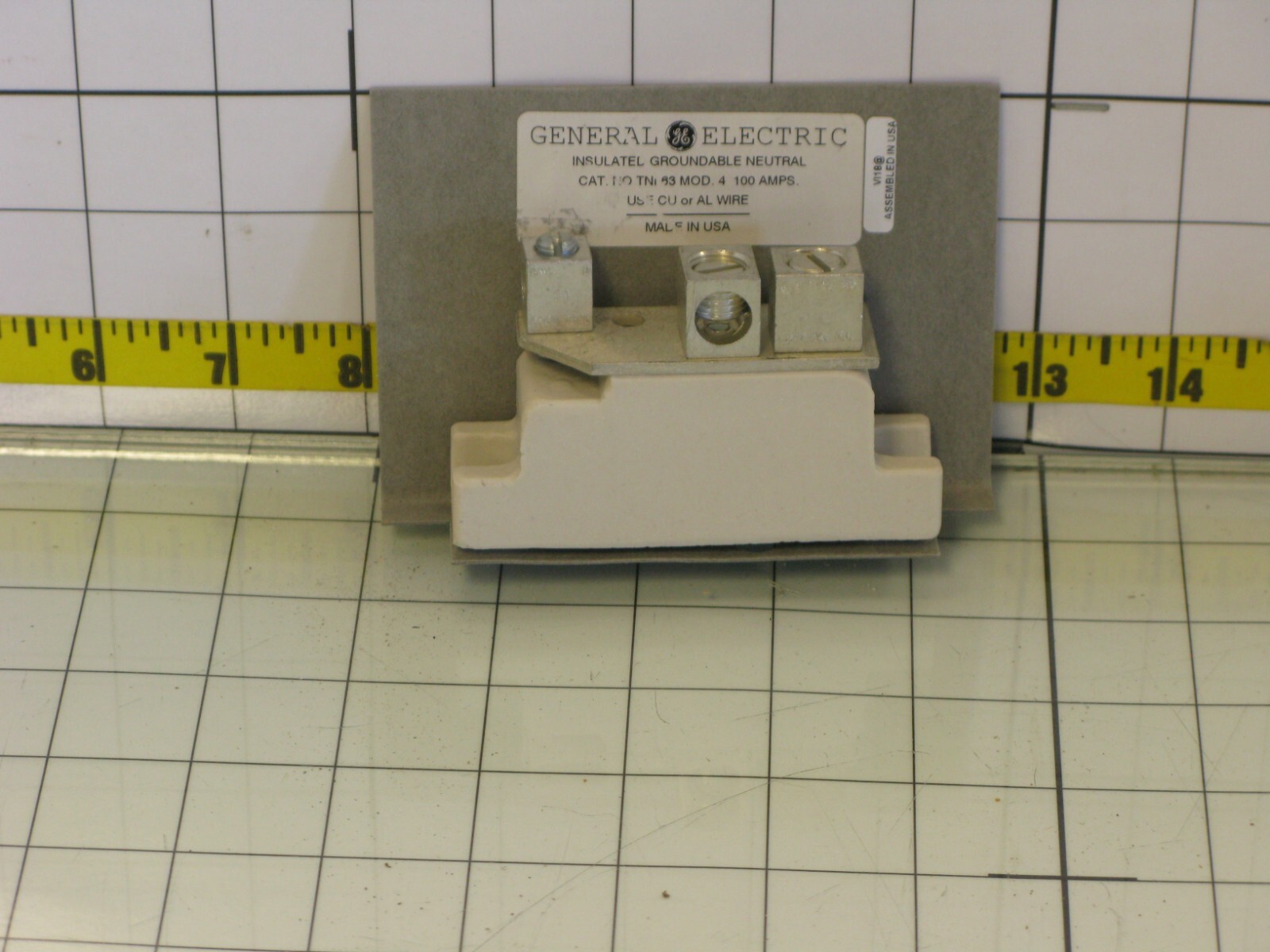 General Electric TN163 Insulated Groundable Neutral 600 volts 100 amps GE