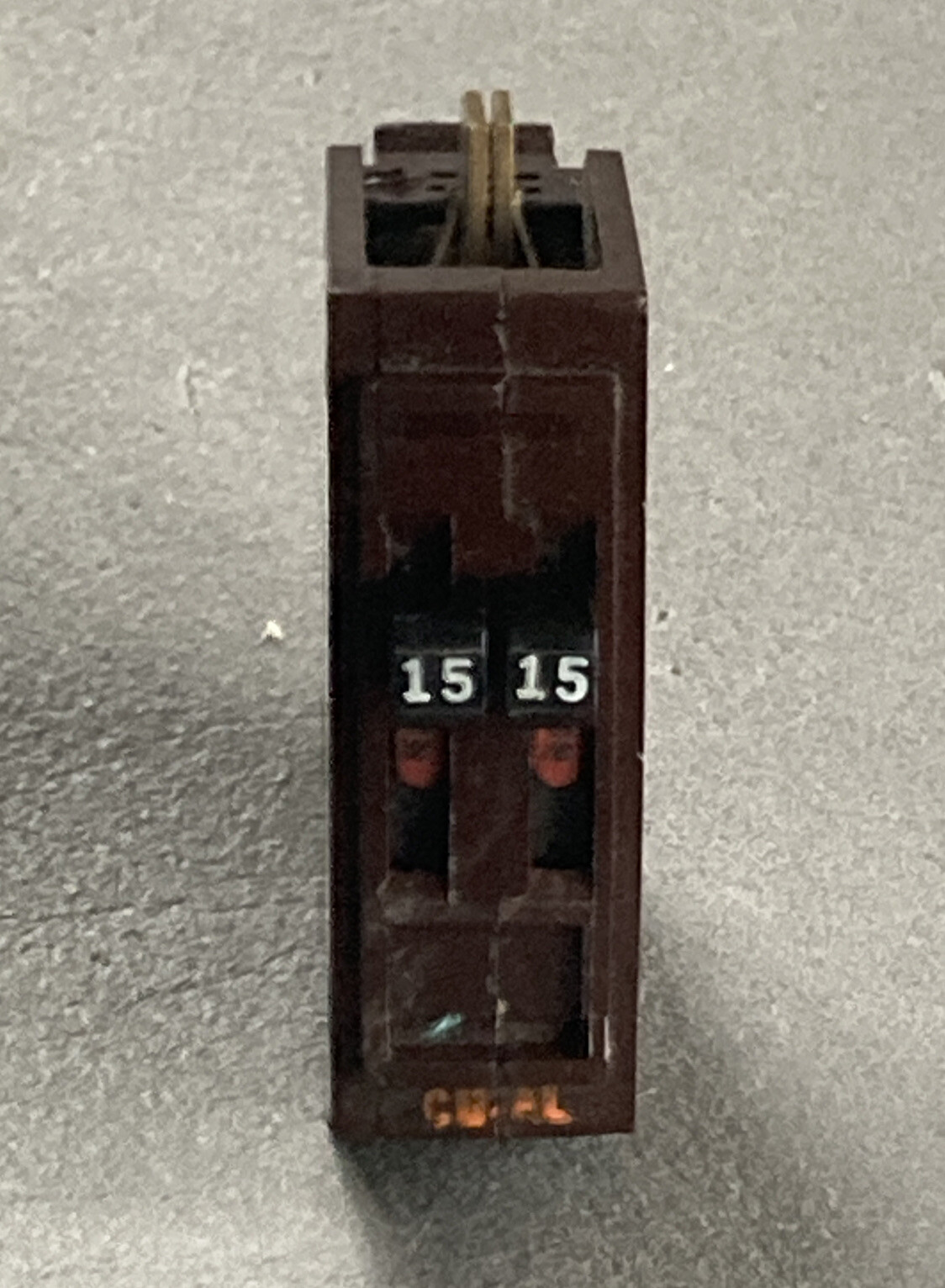 WADSWORTH B1515 A1515 TWIN BREAKER 1-POLE 15A & 1- POLE 15A WA1515