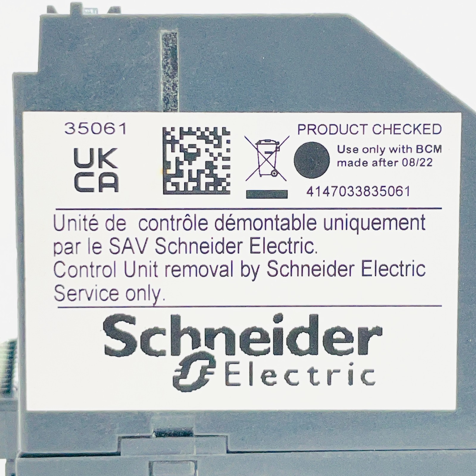SCHNEIDER ELECTRIC MICROLOGIC 6.0A CONTROL UNIT TRIP UNIT 35061 NEW WITHOUT BOX
