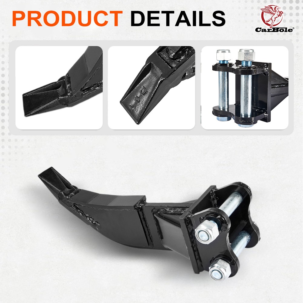 Replace Mini Excavator Attachment Ripper Single Hook Backhoe 90mm/3.54in Span