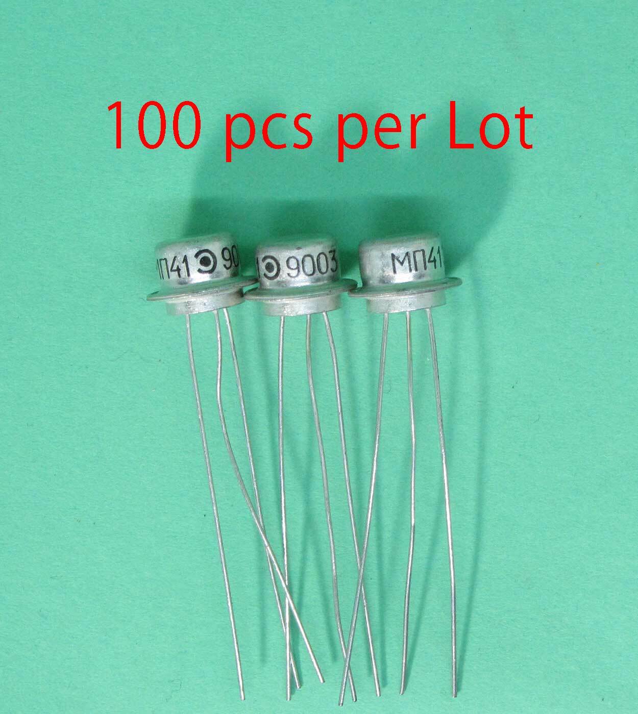 100pcs Vintage Germanium transistor USSR P-N-P MP41 ( =МП41) ~ AC540 = DDP