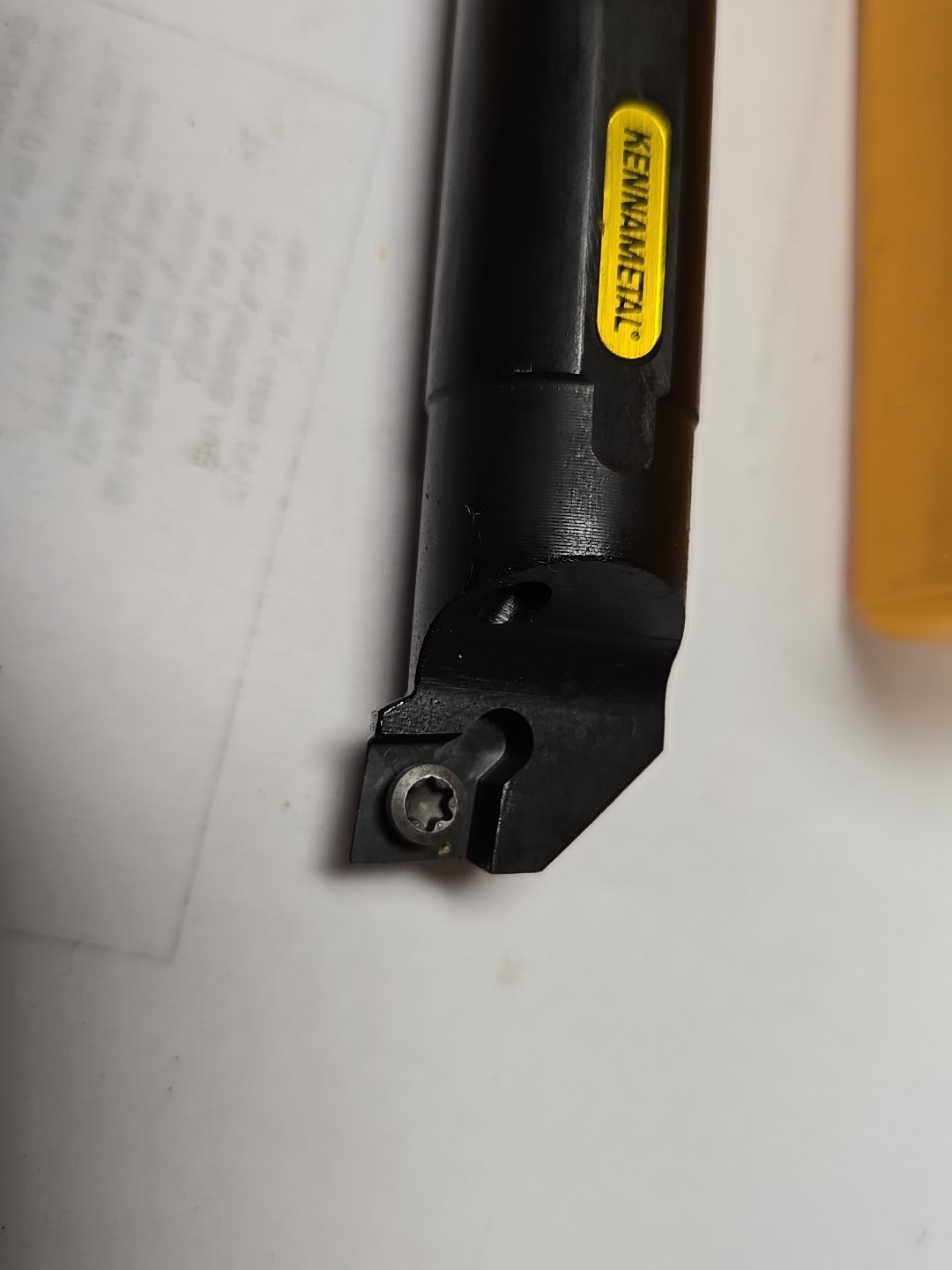 New Kennametal A12-SCLPL3 3/4″ Steel Shank Boring Bar 10″ OAL 0.93″ Min Bore