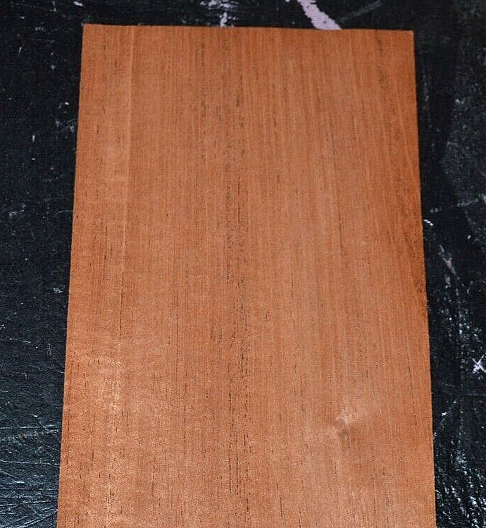 Honduran Mahogany Raw Wood Veneer Sheet 4.5 x 76 inches 1/42nd 4495-36