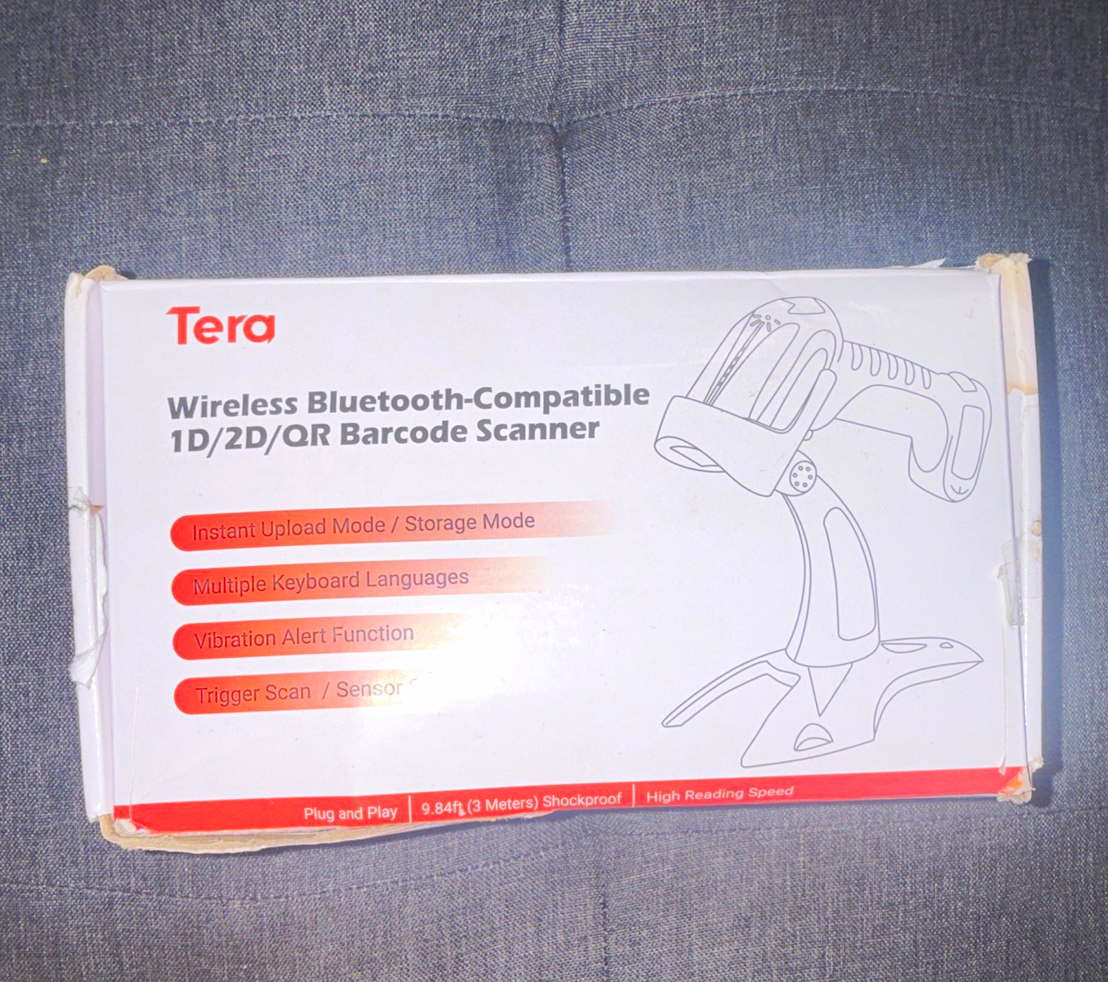 Tera Bluetooth Wireless Barcode Scanner – 1D/2D/QR, Model 8100