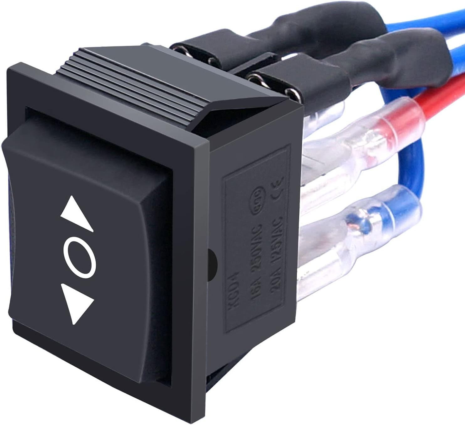 20A 12V DC Momentary Motor Polarity Reverse Rocker Switch DPDT 6 Pin (O