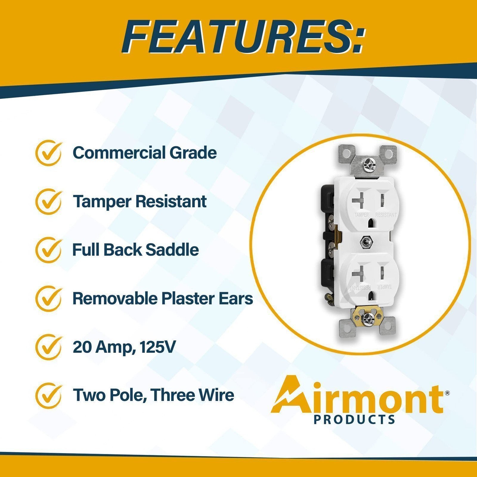 Outlet Box Kit, 2×4» Utility Electrical Box, Duplex Receptacle 2×4» Cover