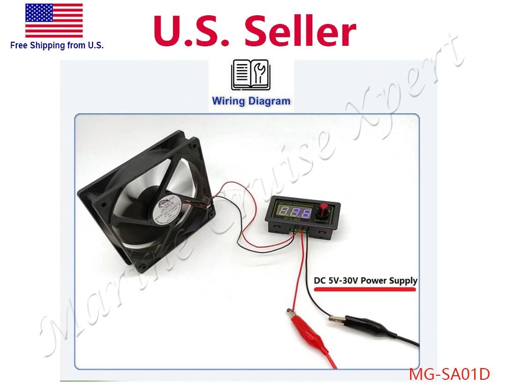 5V-30V Voltage Regulator DC Motor Speed Controller PWM Frequency Duty Cycle