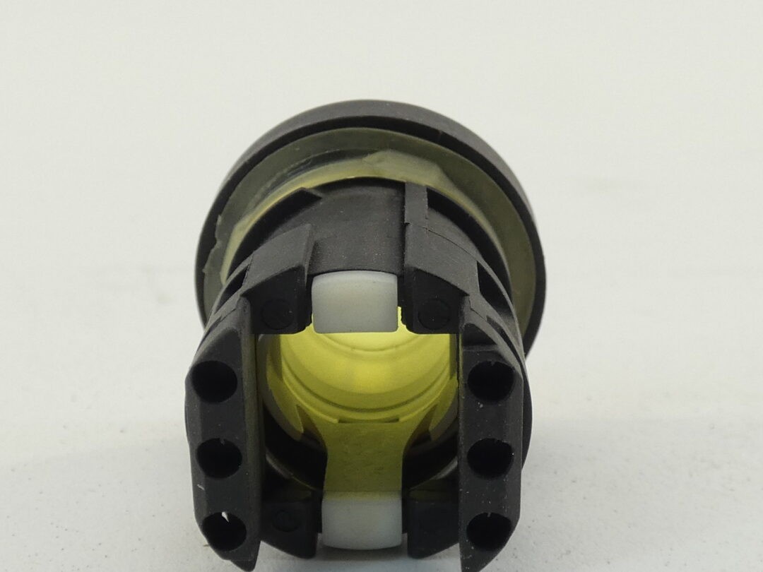 *Lot of 15* Clear Yellow Round Pushbutton Shell Only – NEW Surplus!