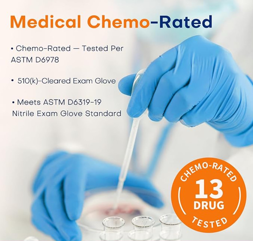 Supmedic Medical Soft Max™ Nitrile Exam Gloves, 100 Count Latex-Free….
