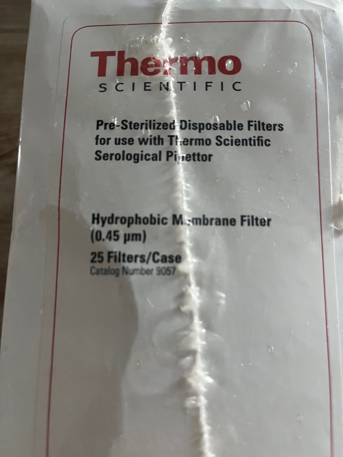 Thermo Scientific Hydrophobic Membrane Filter Cat. 9057, 0.45 μm, 21pcs