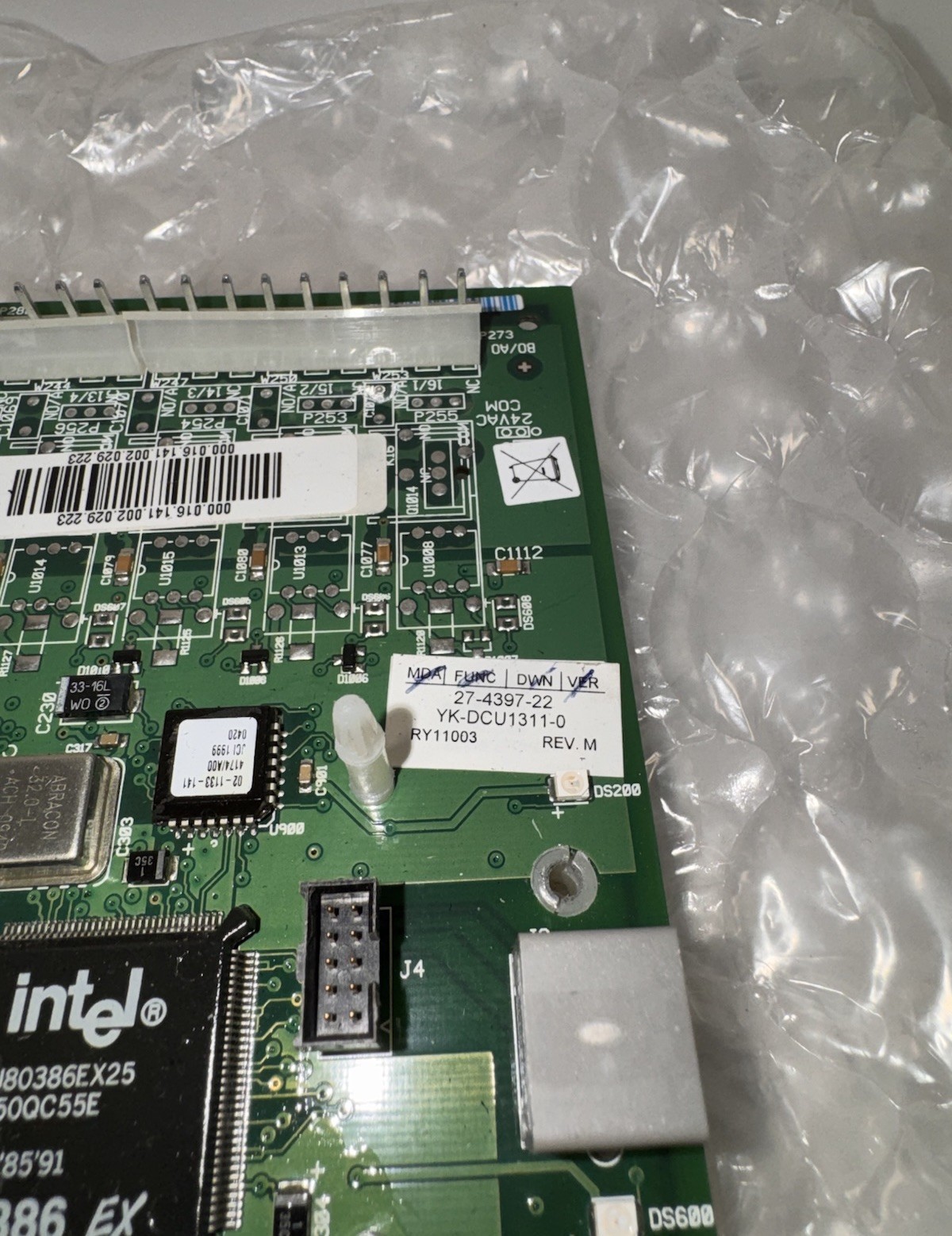 Daikin JOHNSON CONTROLS CONTROL BOARD 025-36103-012 REV 1.62 YK-DCU1311-0